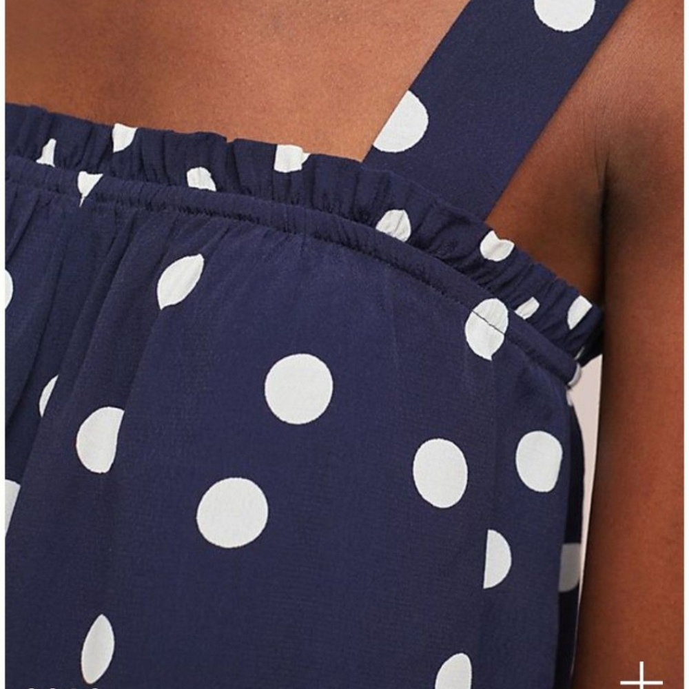 ANTHROPOLOGIE Maeve Polka Dot Swing Top NWT - Picture 3 of 8